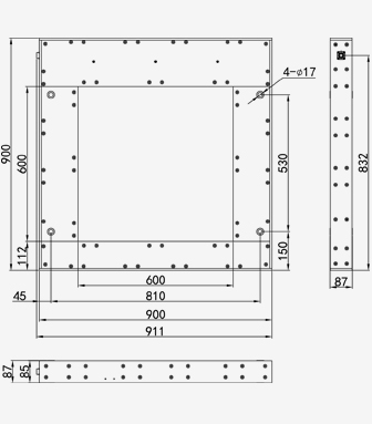 HZIE-C600_Dimension_336x383